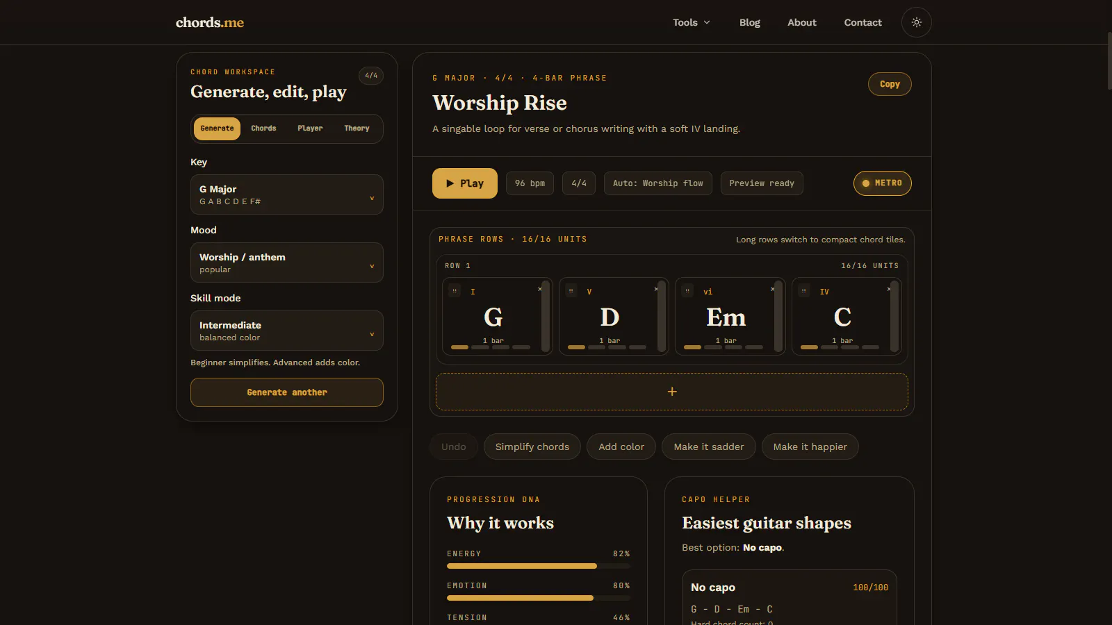 Chords.me screenshot 2