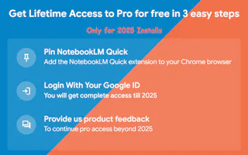 NotebookLM Quick - Chrome Extension gallery image