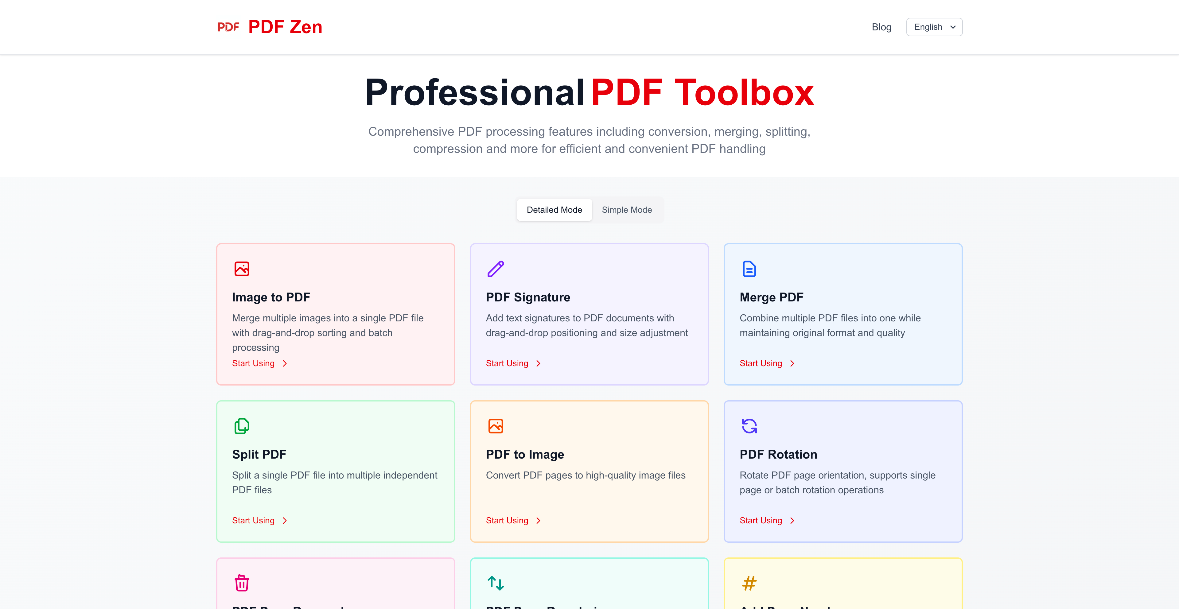 PDF Zen - Toolbox PDF professionale - Strumenti PDF online gratuiti |PDF Zen media 1