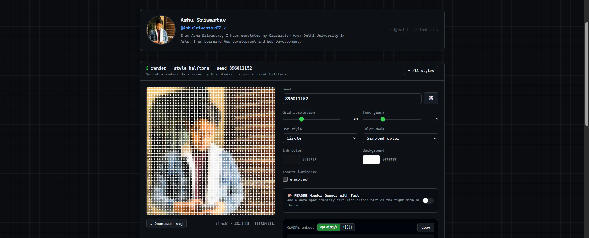 GitHub Avatar Art gallery image