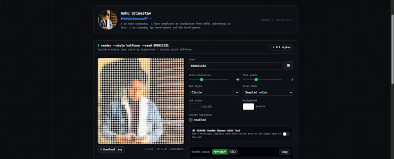 GitHub Avatar Art screenshot 4