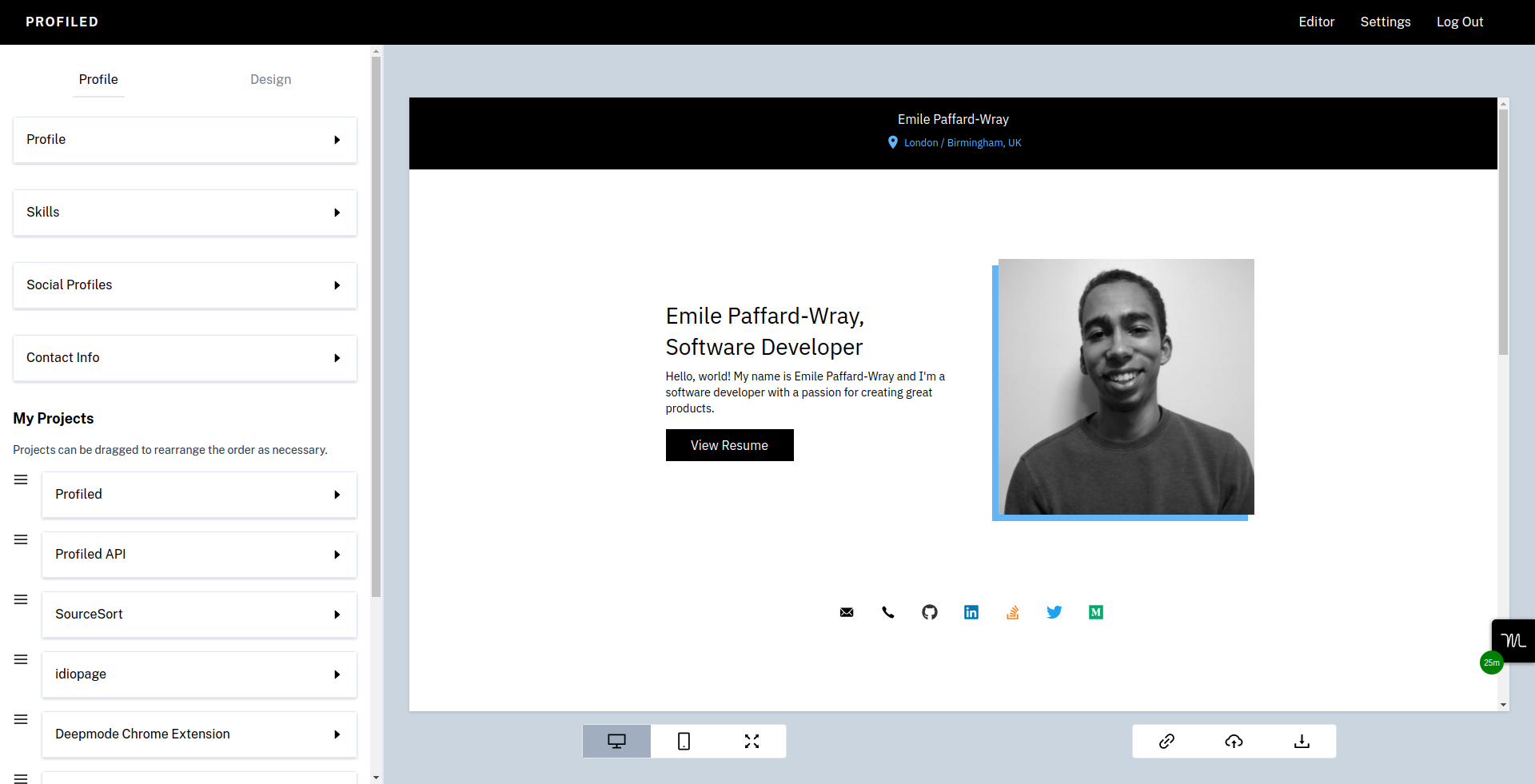 Profiled gallery image