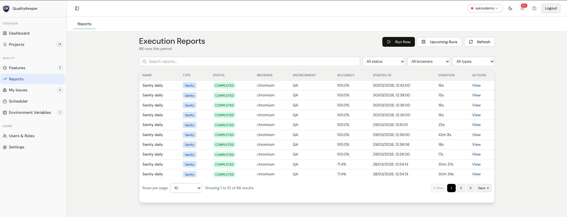 QualityKeeper Beta Launch gallery image