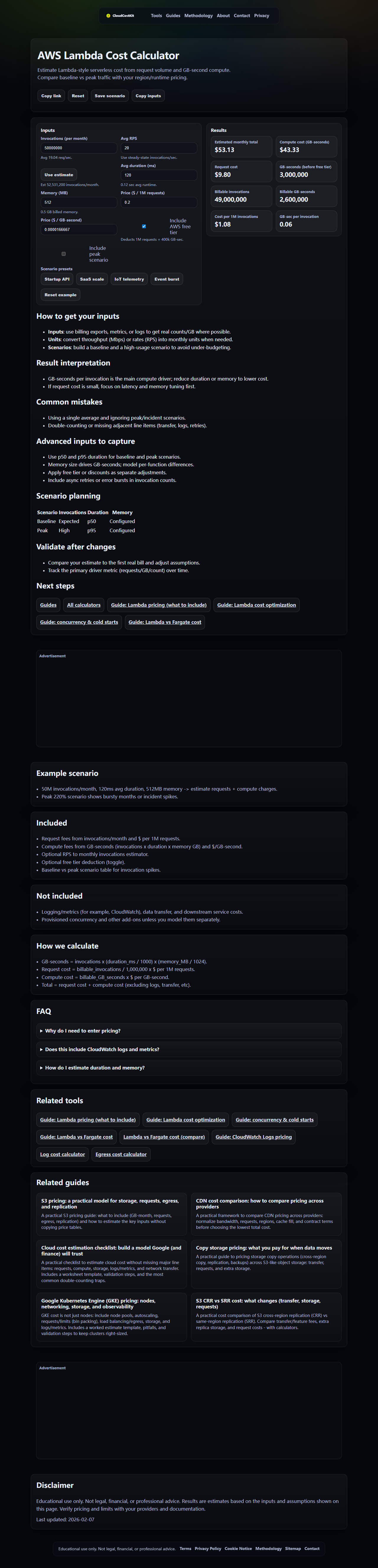 CloudCostKit - Screenshot 4 showing product features and functionality