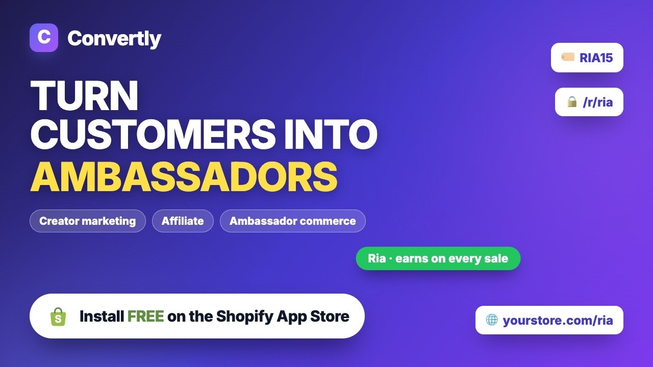 Convertly : Ambassador Commerce gallery image