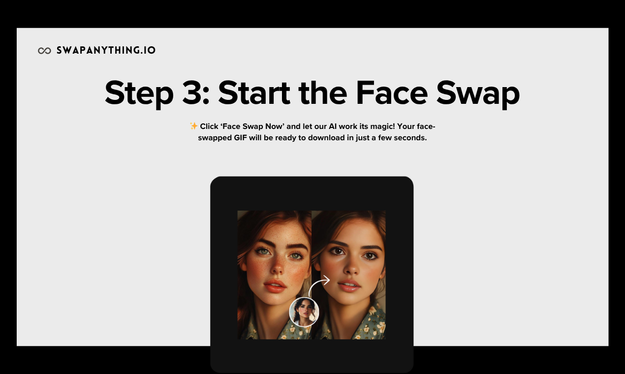 Media Swapanything.io - swap muka gif ai gif - Swap Wajah dalam GIF dengan satu klik - Tidak ada kemahiran penyuntingan yang diperlukan 5