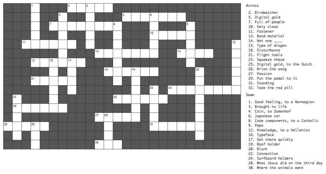 The Cryptocoin Crossword gallery image