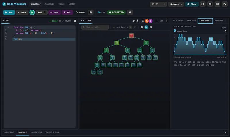 Code Visualiser screenshot 3