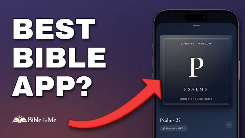 Bible for Me: Audio Bible screenshot 1 (video preview)