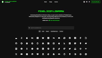 The Pixel Icon Library gallery image
