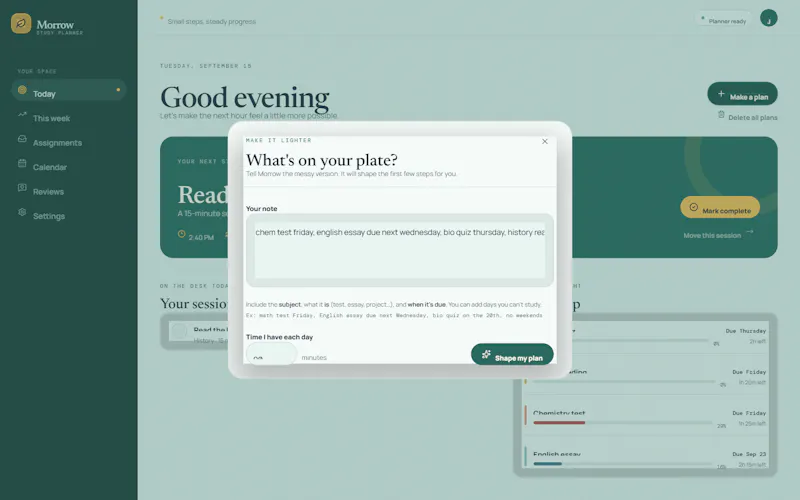 Morrow screenshot 2