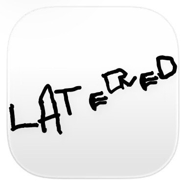 Latered - Product Hunt launch logo and brand identity