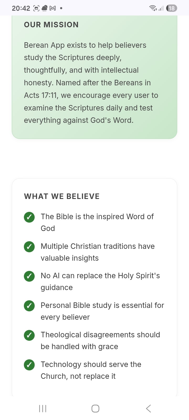 Berean App – AI-Powered Bible Study,  gallery image