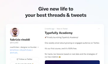 Typefully Profiles gallery image