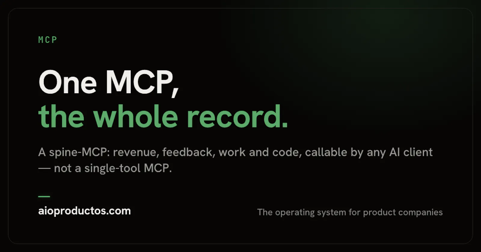AIOProductOS Studio MCP screenshot 1