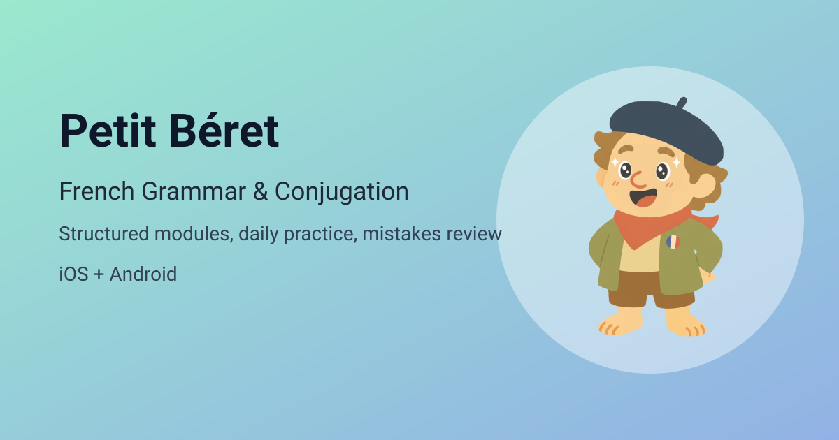 Petit Béret - French Grammar gallery image