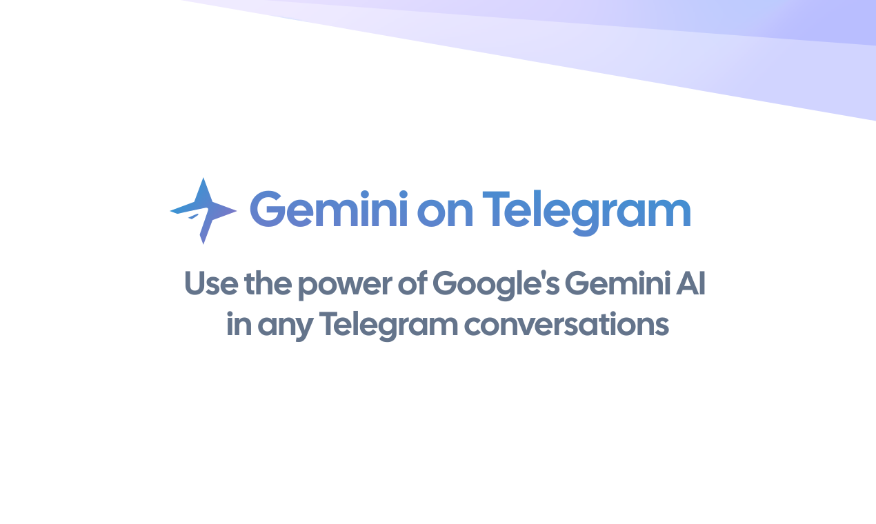 Gemini auf Telegramm - Verwenden Sie die Kraft der Gemini AI in allen Telegrammgesprächen Medien 3