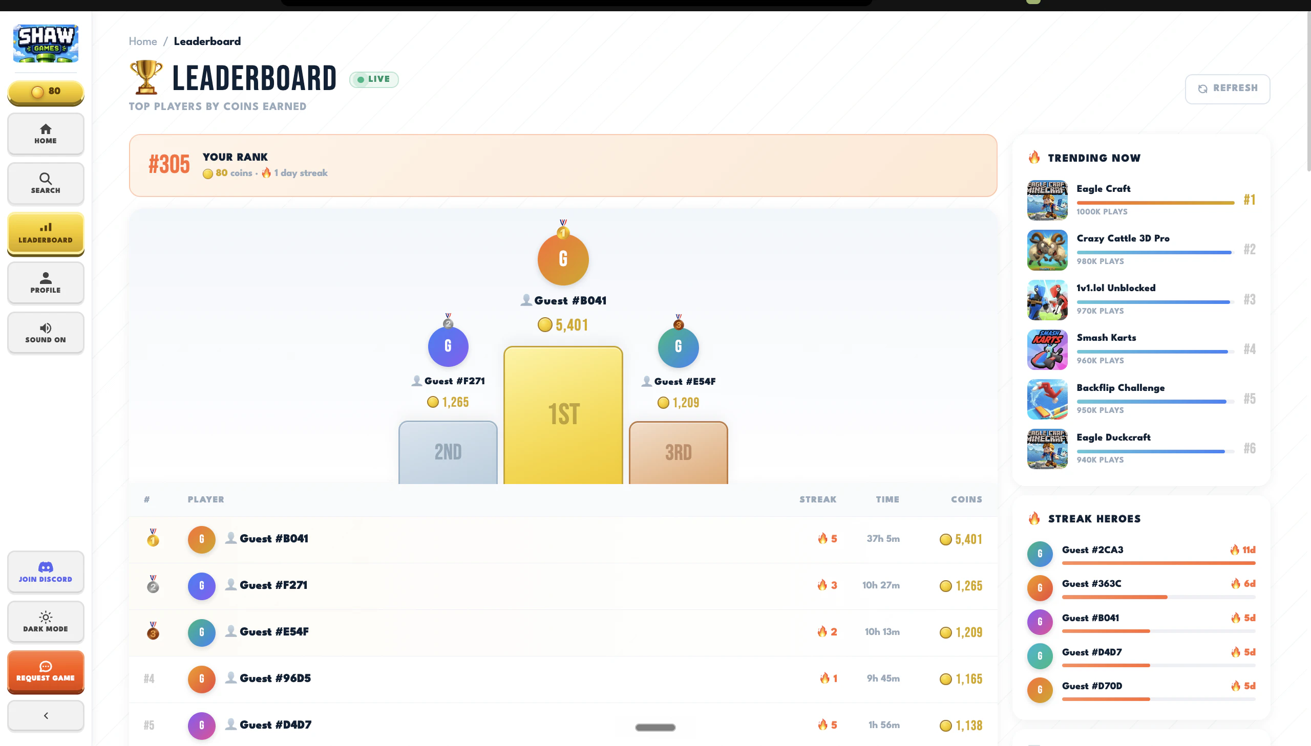 ShawGames - Free Online Games screenshot 3