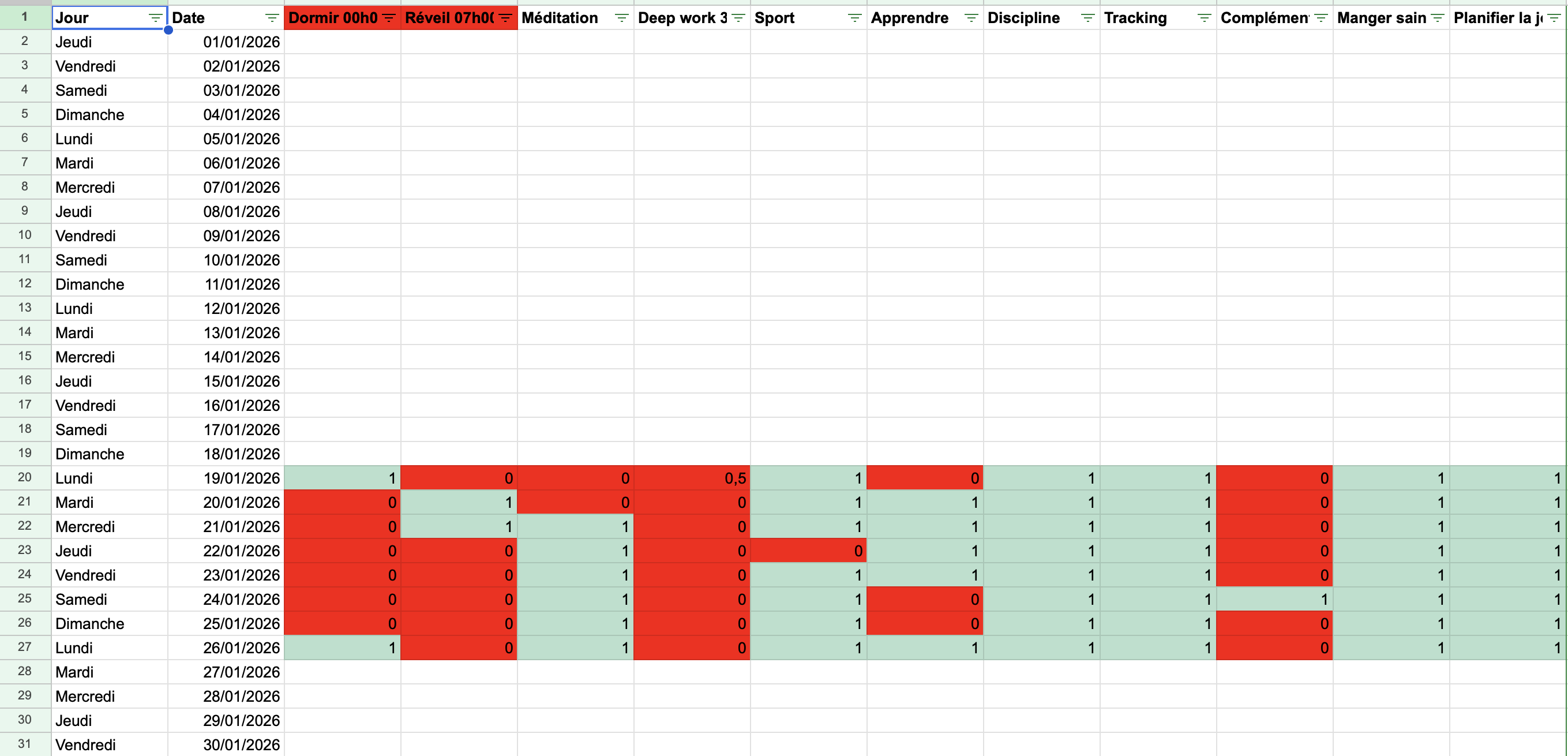 Habit Tracker - Main product screenshot demonstrating key features and user interface