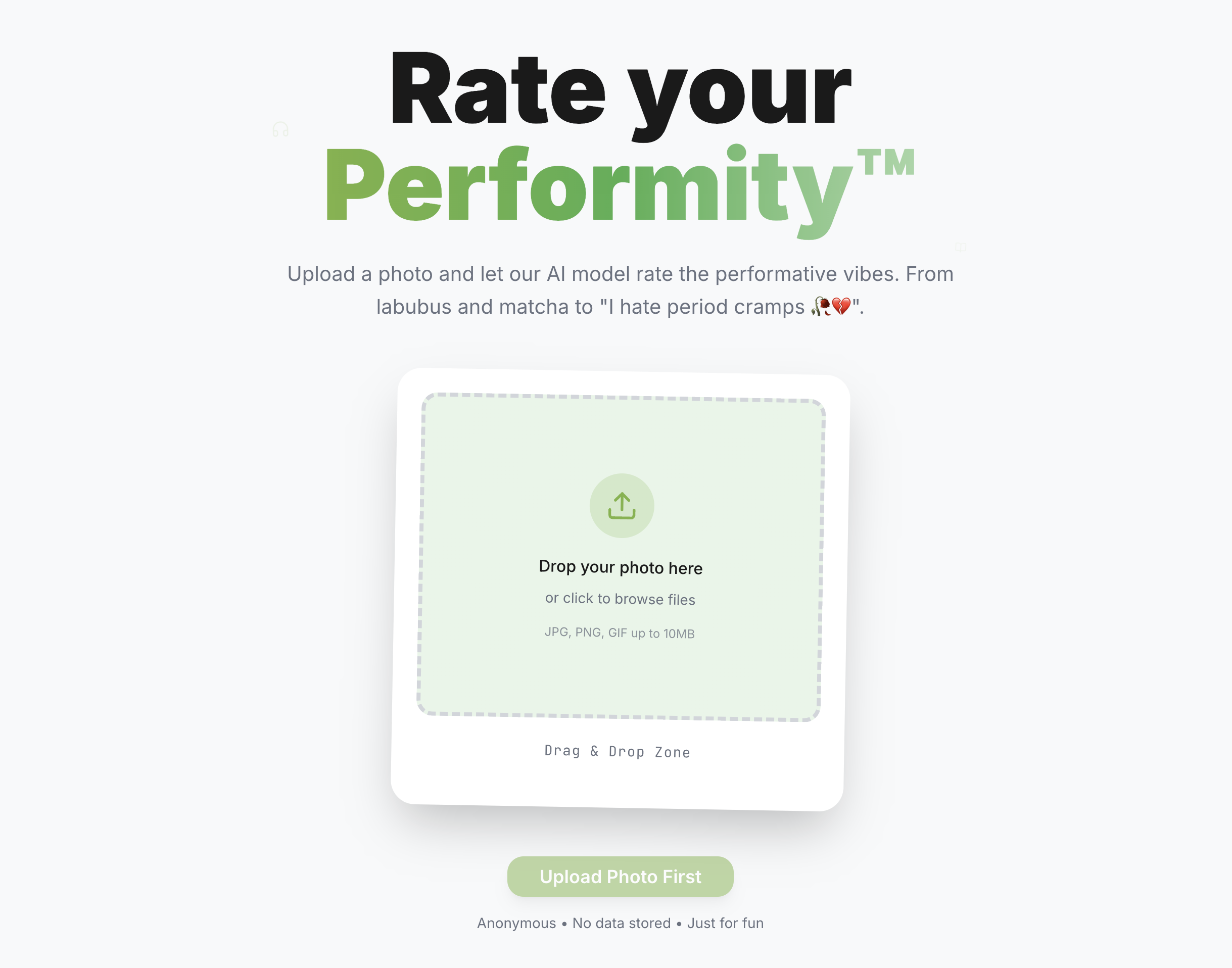 PerformaMeter - Upload a photo and get your Performity™ rated media 1