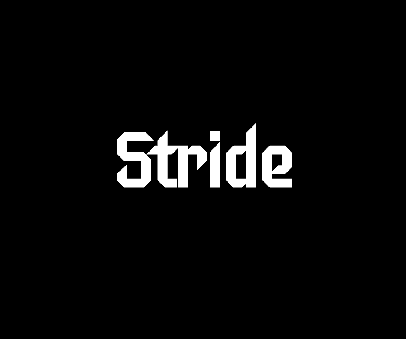 Stride - Product Hunt launch logo and brand identity
