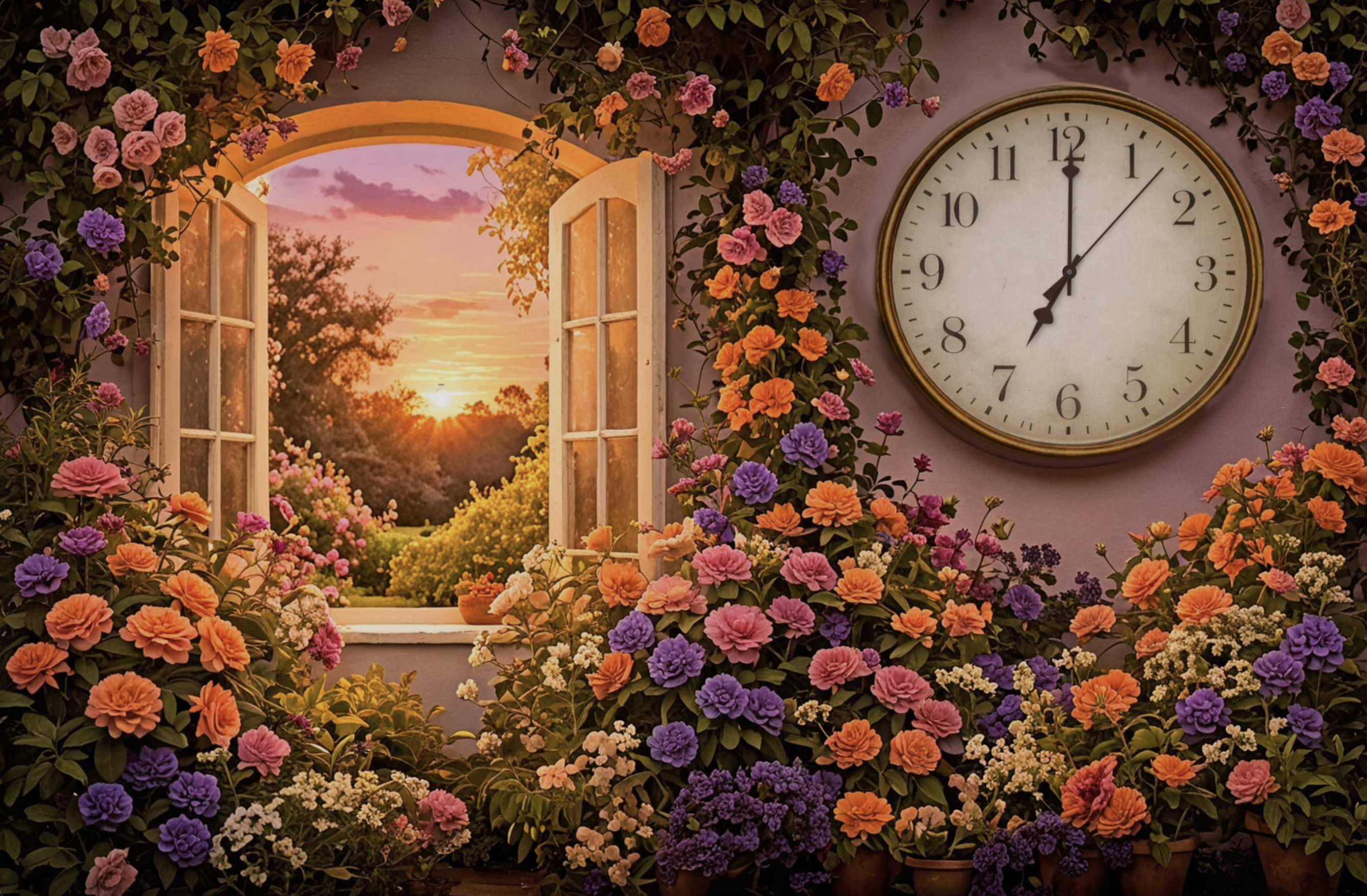 Garden Clock gallery image