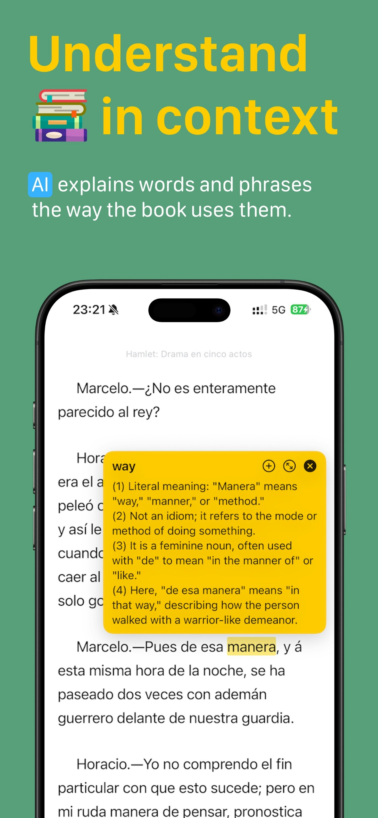 LinguaRead - Main product screenshot demonstrating key features and user interface