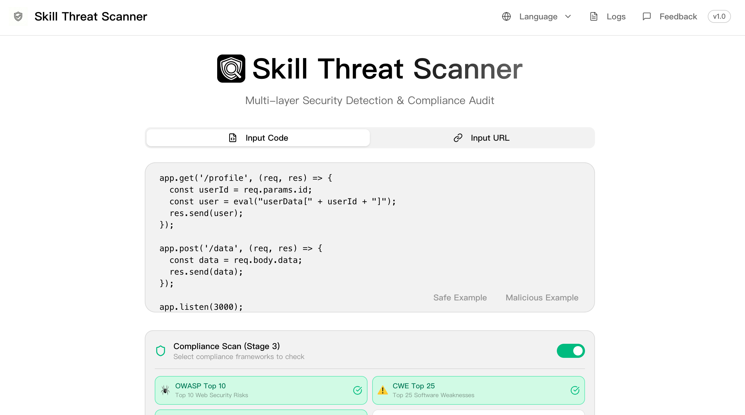 Skill Threat Scanner gallery image