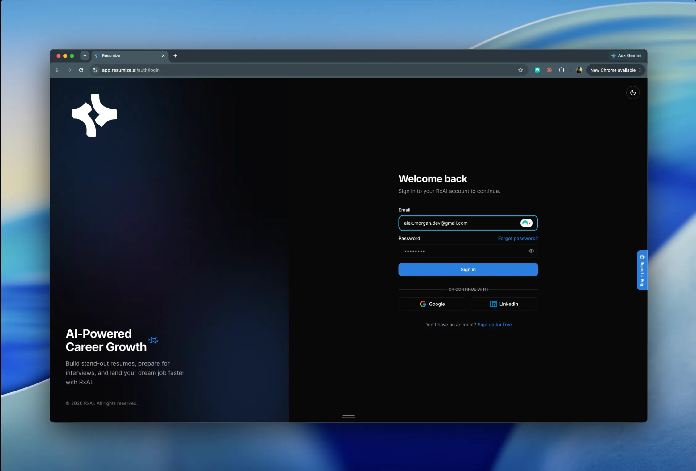 ResumizeAI screenshot 2
