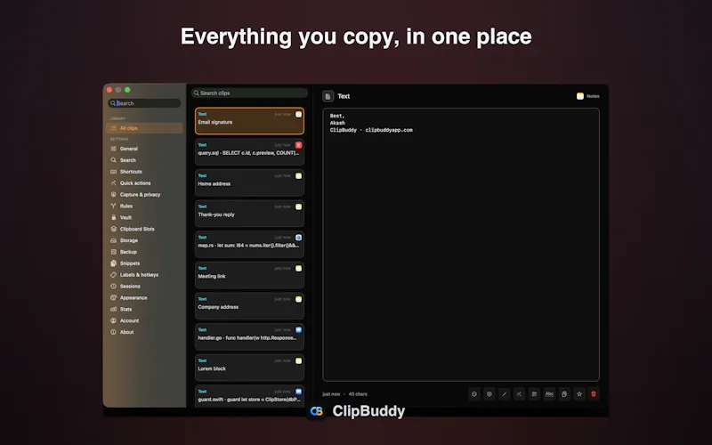 ClipBuddy screenshot 7