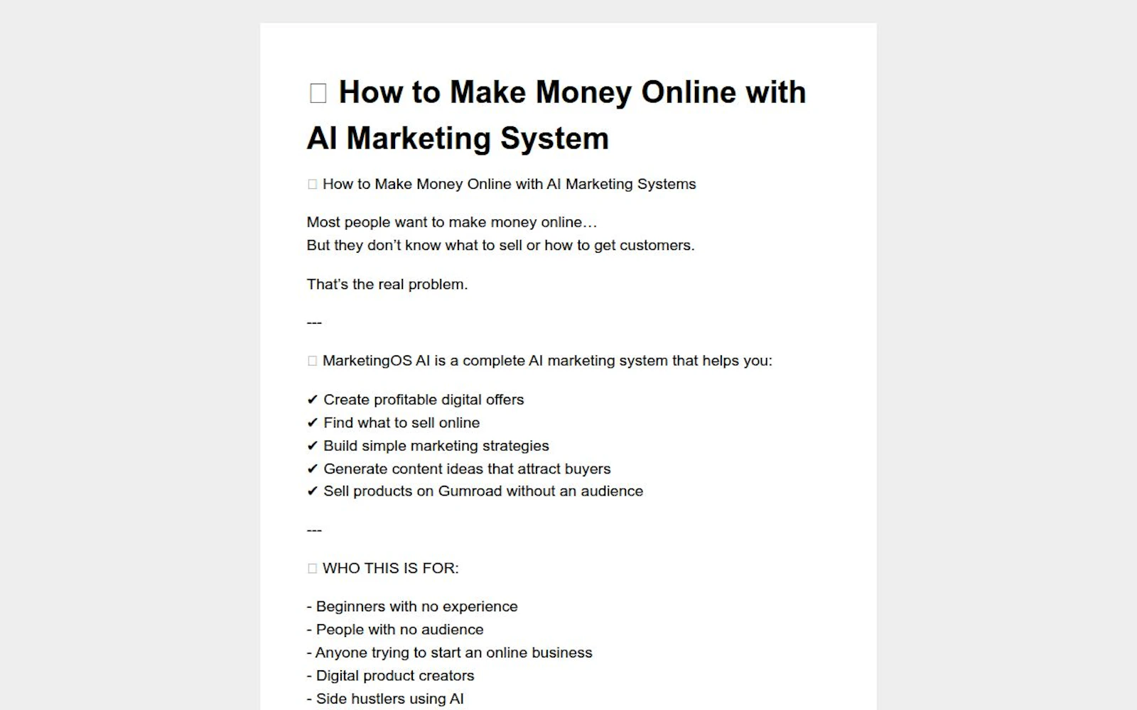 MarketingOS IA screenshot 1