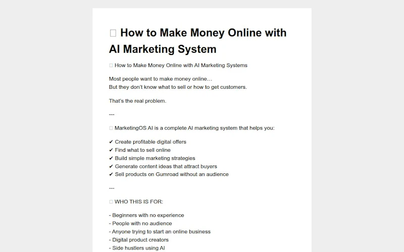 MarketingOS IA screenshot 1