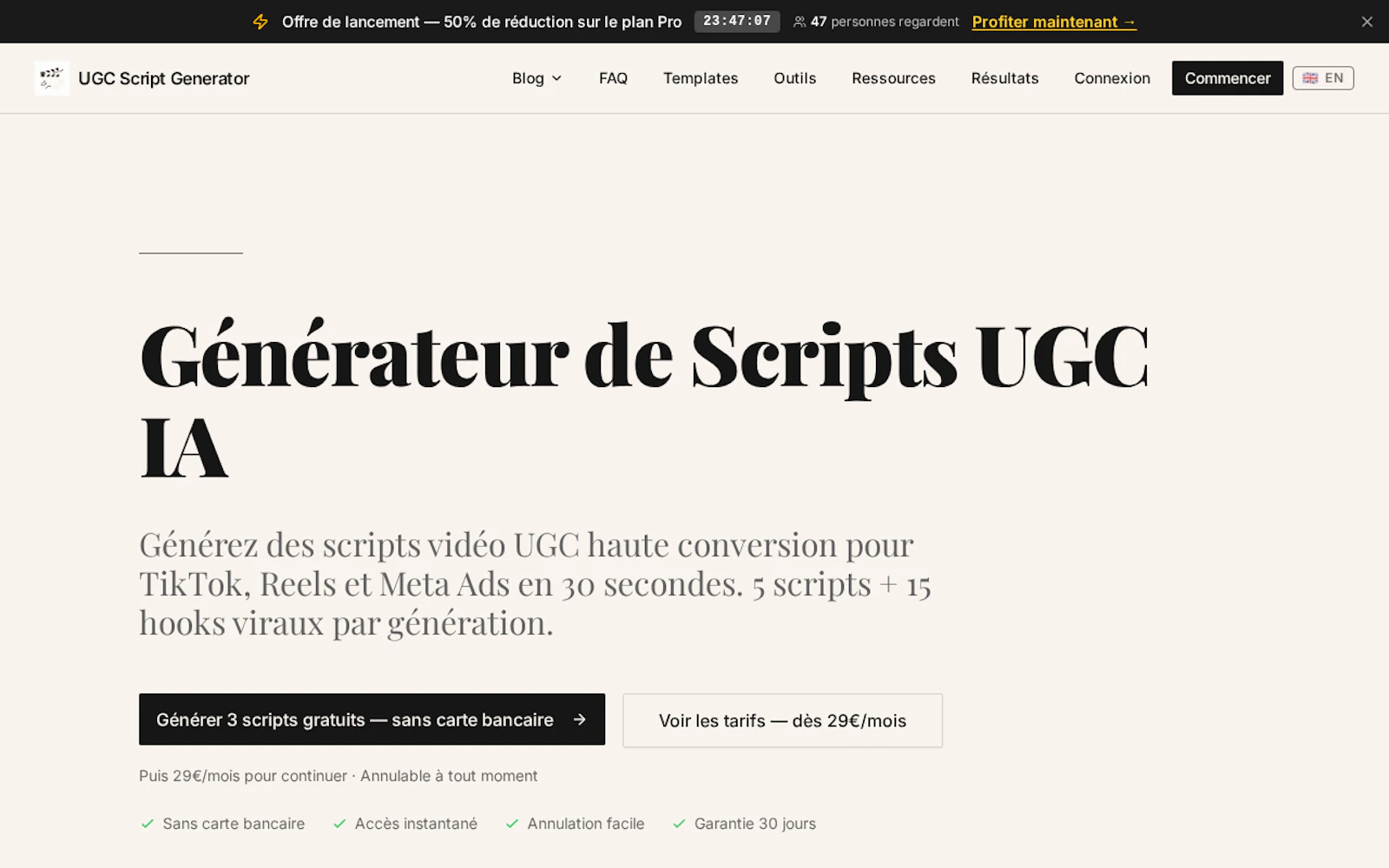 UGC Script Generator screenshot 3