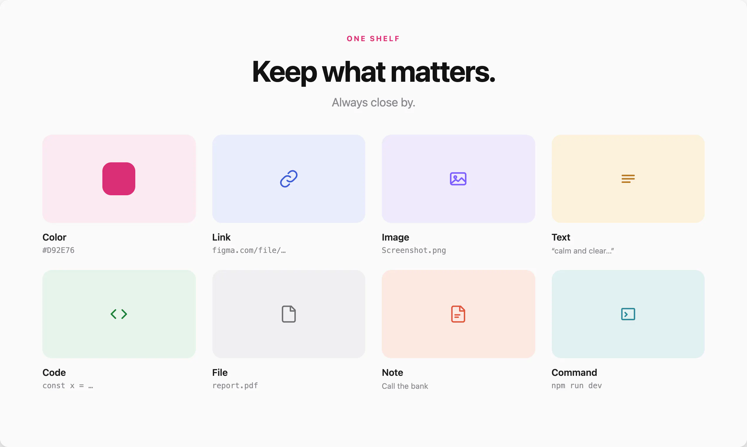 Tansei — A simple shelf for your Mac gallery image