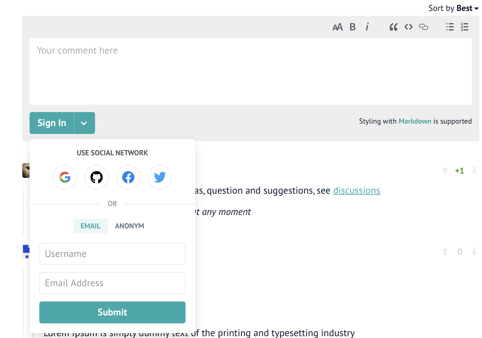 remark42 gallery image