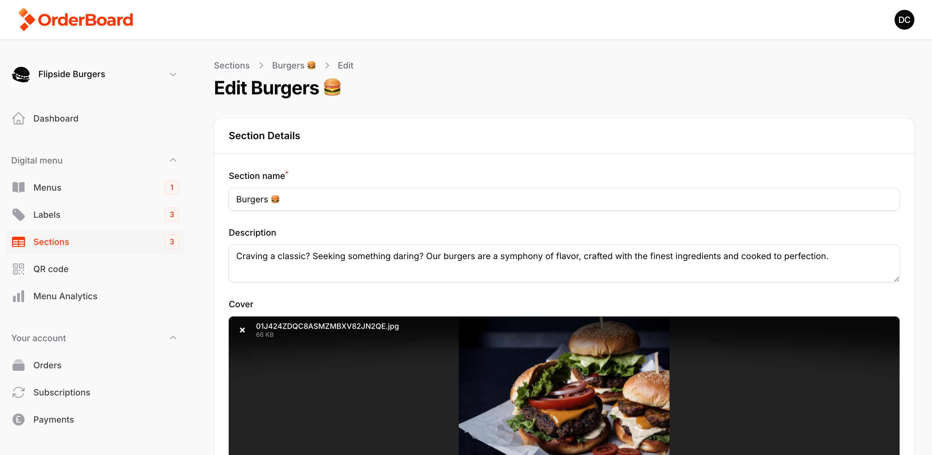 OrderBoard media 1