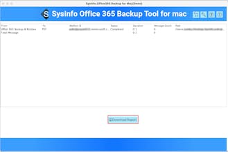 Sysinfo Office 365 Backup Tool for Mac gallery image