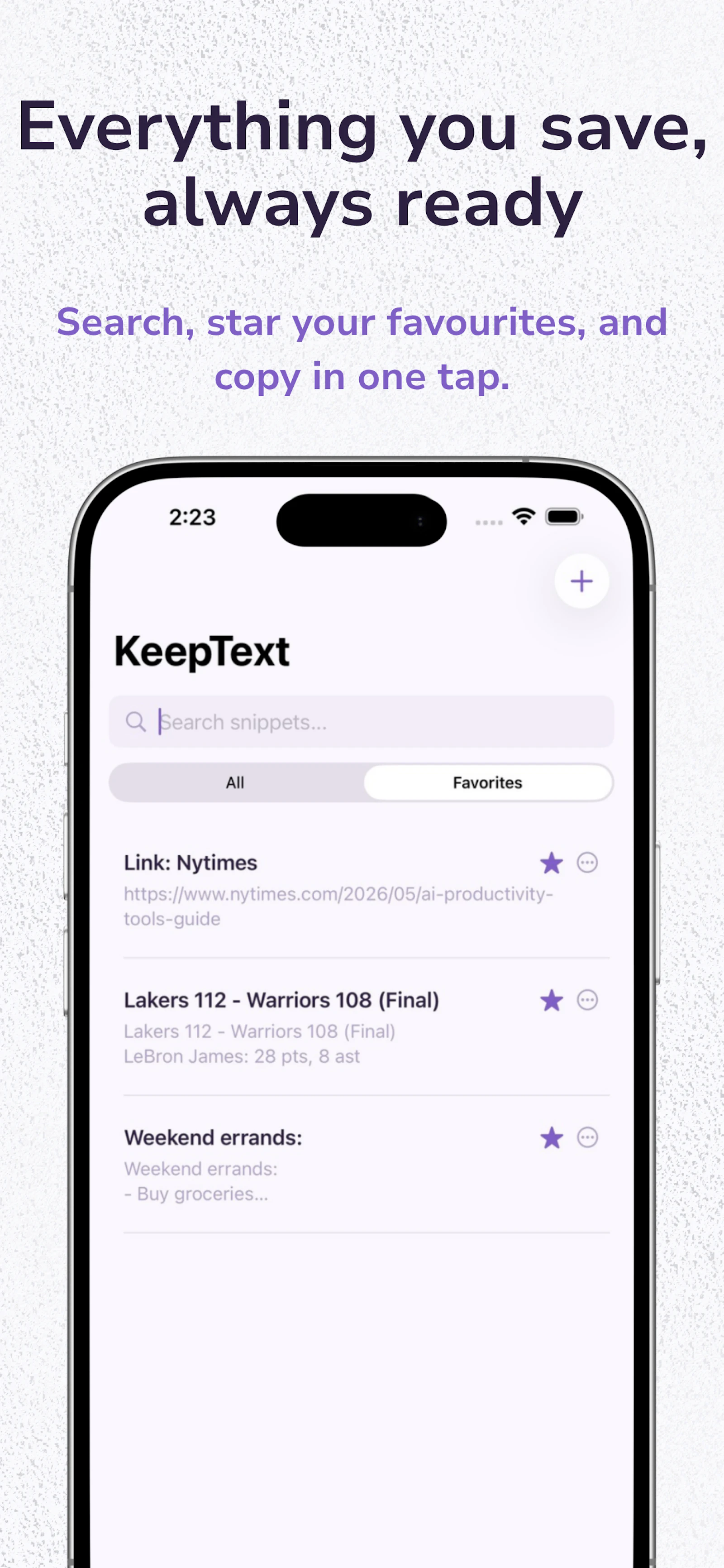 KeepText screenshot 3