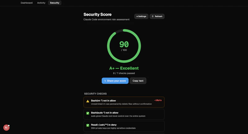 Claude Token Dashboard screenshot 8