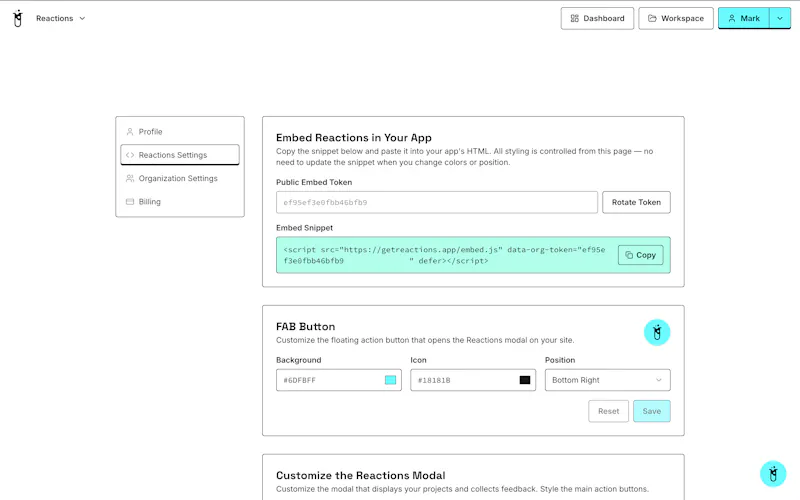Reactions screenshot 4