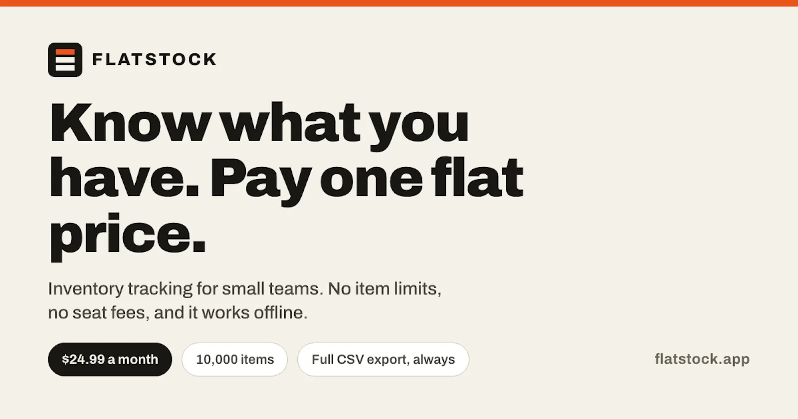 FlatStock screenshot 1