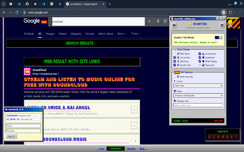 Retro Y2K Theme: 90s Web Aesthetic screenshot 2