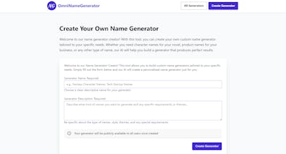 OmniNameGenerator.net gallery image