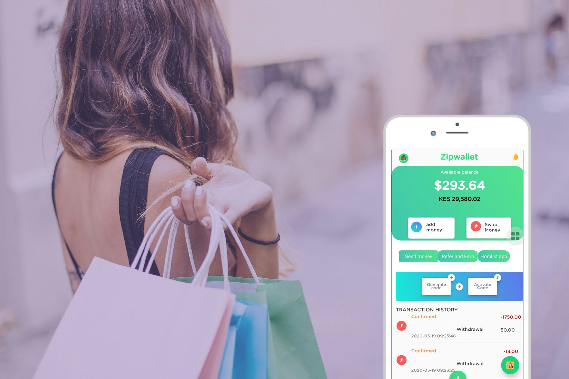 zipwallet-send money with 100+ payments