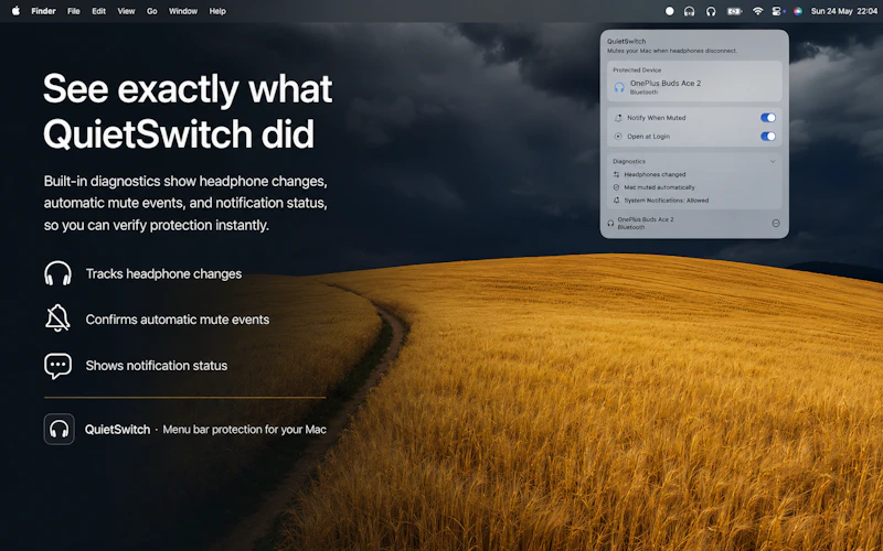 QuietSwitch screenshot 3