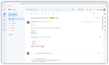 Appraisal Inbox gallery image