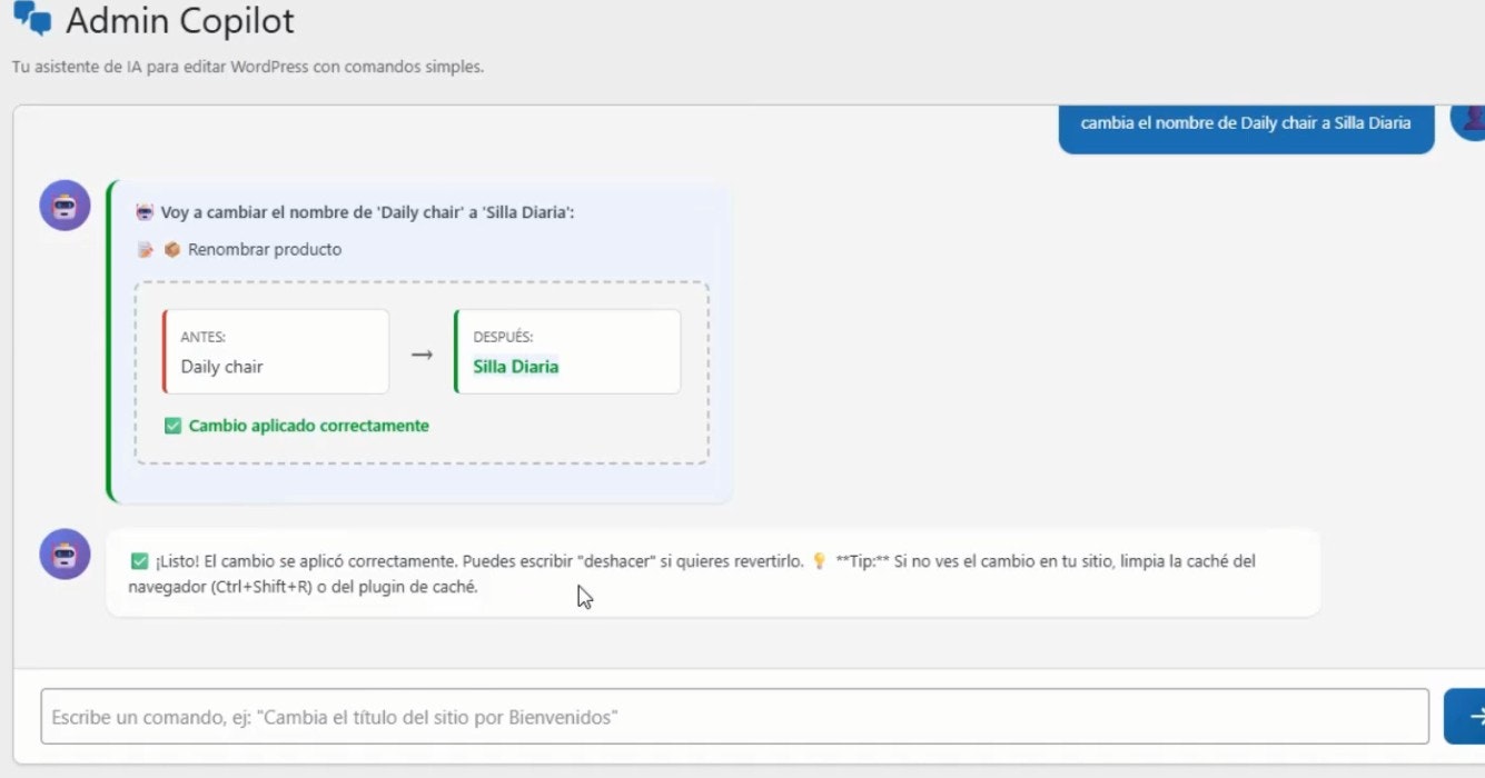 Admin Copilot gallery image