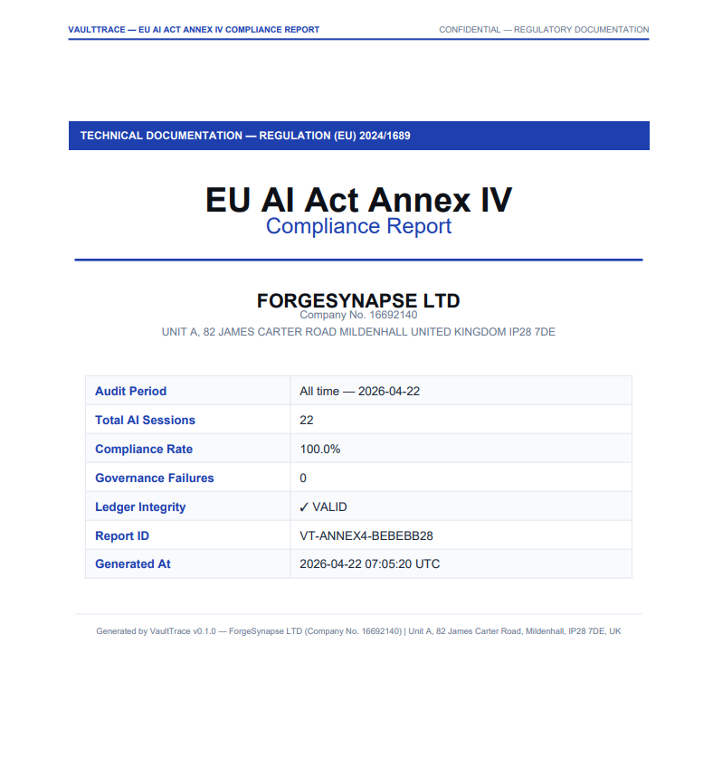 VaultTrace gallery image