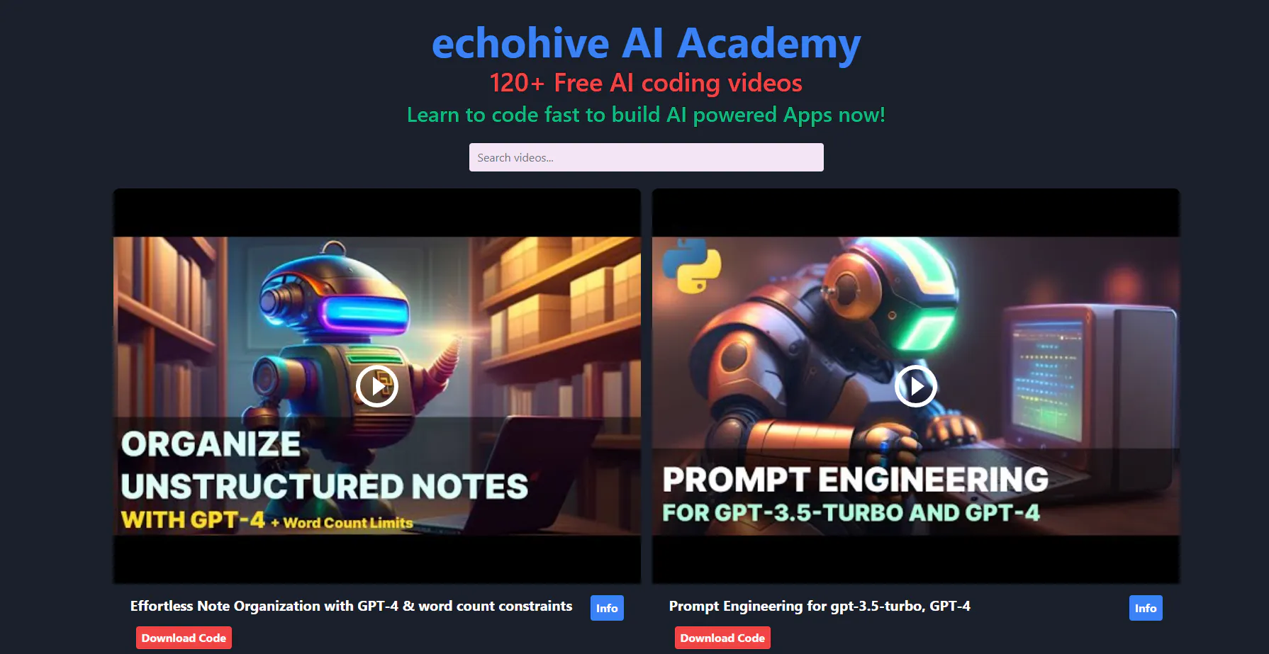 echohive AI academy gallery image