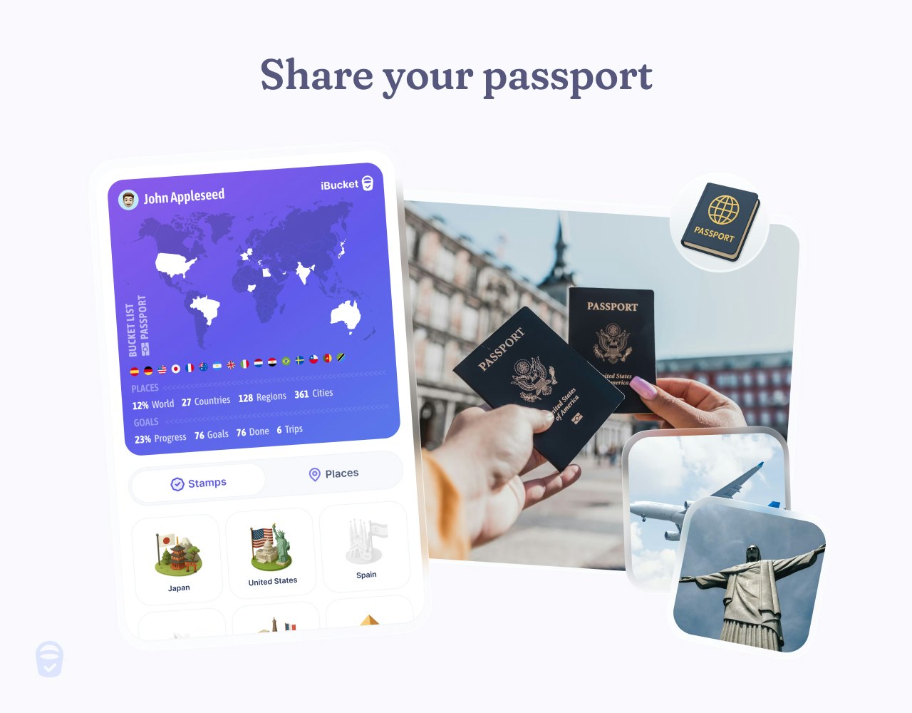 Ibucket - Raggiungere obiettivi, pianificare i viaggi, binari e condividere ricordi media 2